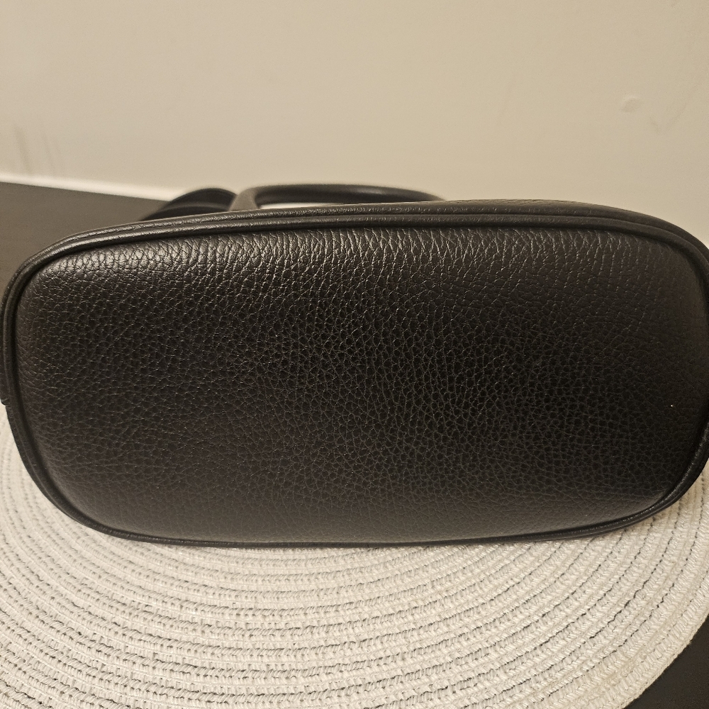 Gucci Small Dome Crossbody Bag Black Pebbled Leather - Picture 7 of 16